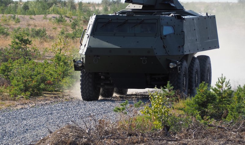 Patria's 6x6: protecting the eyes and ears of the battlefield