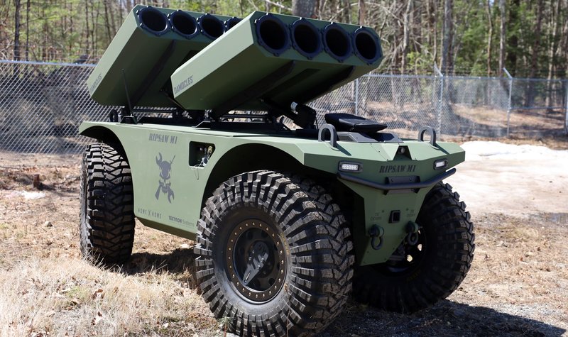 Textron unveils a smaller, low-cost variant of the Ripsaw family of UGVs